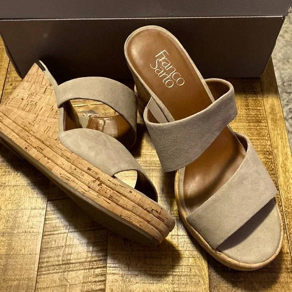Franco sarto Foote wedge sandal sz 9 - Picture 1 of 4
